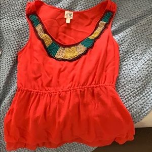 Beautiful beaded Edme and Esyllte tank